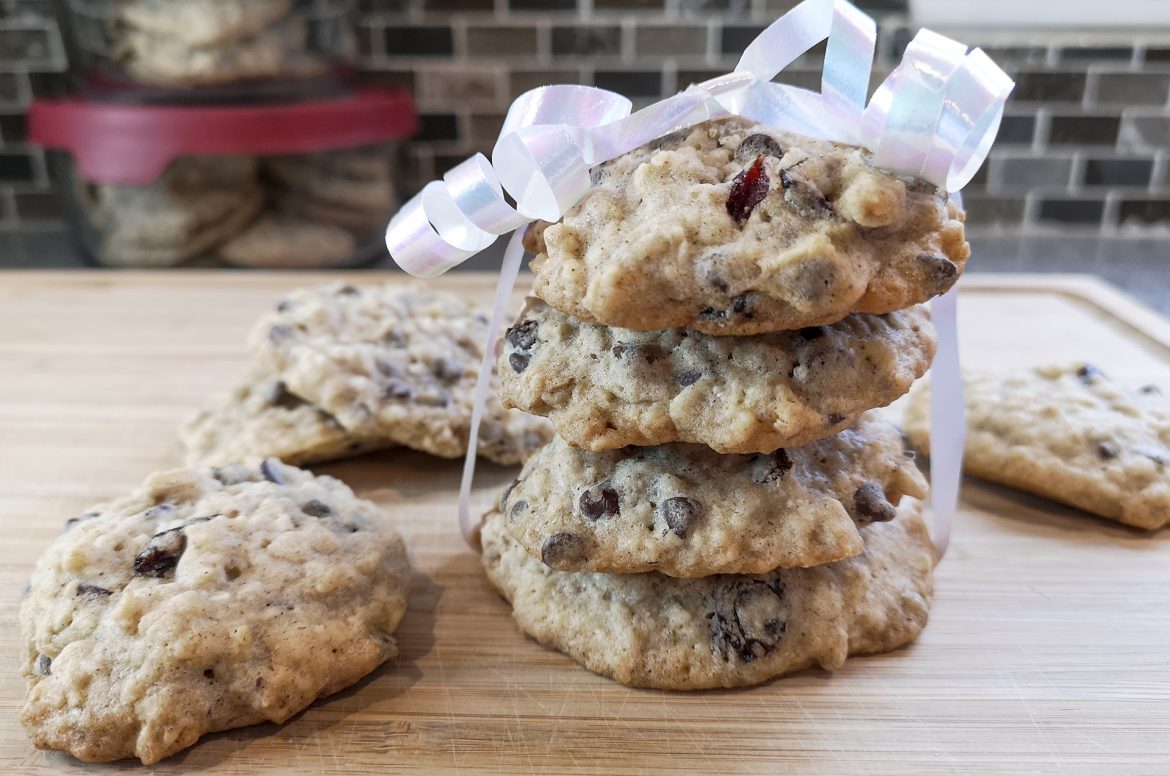 Chewy Trail Mix cookies